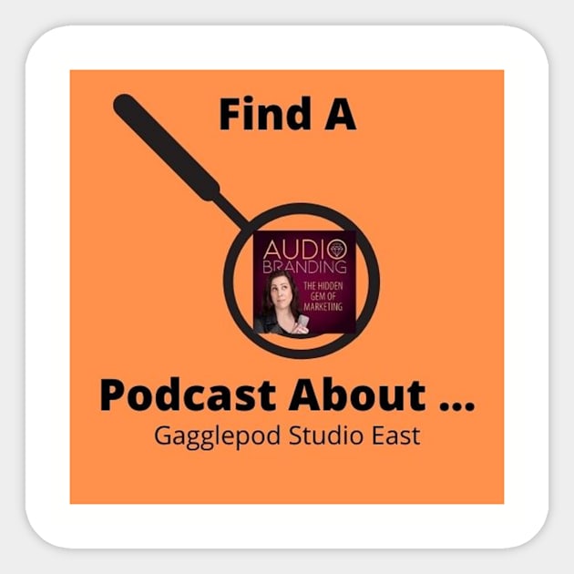 Audio Branding Episode Sticker by Find A Podcast About